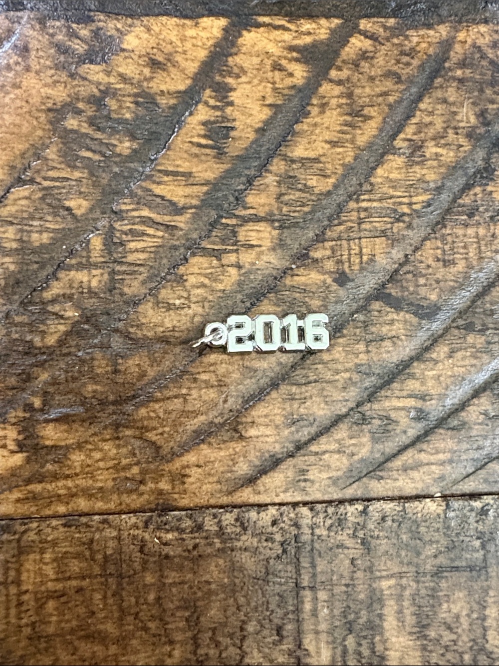 2016 Sterling Silver Number Charm Bracelet